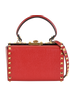 Rockstud Alcove Box, &pound;695, Handbags, Red, Leather, Front view